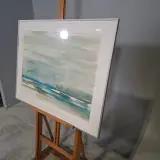 Aquarel, Maya Wildevuur, Het wad 25, 1989 – foto 4 – kavel bij Onlineveilingmeester, Groningen