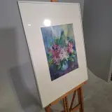 Aquarel, Maya Wildevuur, Rodondendrons, 1990 – foto 3 – kavel bij Onlineveilingmeester, Groningen