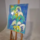Gouache, Maya Wildevuur, Dovenetel, 1987 – foto 4 – kavel bij Onlineveilingmeester, Groningen