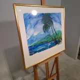 Acryl schilderij, Maya Wildevuur, Thahiti, 1981 – foto 3 – kavel bij Onlineveilingmeester, Groningen