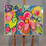 Acryl schilderij, Maya Wildevuur, Boeket, 1995 – foto 2 – kavel bij Onlineveilingmeester, Groningen