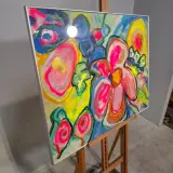Acryl schilderij, Maya Wildevuur, Boeket, 1995 – foto 4 – kavel bij Onlineveilingmeester, Groningen