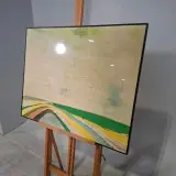 Kunstwerk in lijst, Maya Wildevuur, Landschap, 1987 – foto 4 – kavel bij Onlineveilingmeester, Groningen