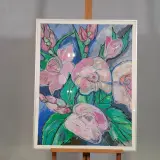 Aquarel, Maya Wildevuur, Bloementuin 5, 1987 – foto 2 – kavel bij Onlineveilingmeester, Groningen
