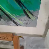 Aquarel, Maya Wildevuur, Bloementuin 5, 1987 – foto 5 – kavel bij Onlineveilingmeester, Groningen