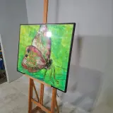 Kunstwerk in lijst, Maya Wildevuur, Vlinder, 1990 – foto 6 – kavel bij Onlineveilingmeester, Groningen