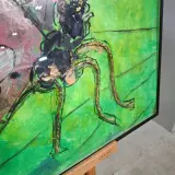 Kunstwerk in lijst, Maya Wildevuur, Vlinder, 1990 – foto 7 – kavel bij Onlineveilingmeester, Groningen