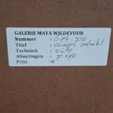 Zijde collage, Maya Wildevuur, Compositie zalmkleurig, 1987 – foto 8 – kavel bij Onlineveilingmeester, Groningen