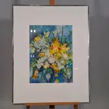 Aquarel, Maya Wildevuur, Boeket, 1990 – foto 2 – kavel bij Onlineveilingmeester, Groningen