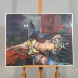 Schilderij, Maya Wildevuur, Nirala, 1991 – foto 2 – kavel bij Onlineveilingmeester, Groningen