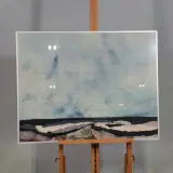 Zijde collage, Maya Wildevuur, Compositie – foto 2 – kavel bij Onlineveilingmeester, Groningen