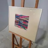 Zijde collage, Maya Wildevuur, Compositie in roze, 1983 – foto 5 – kavel bij Onlineveilingmeester, Groningen