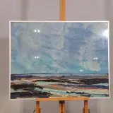 Zijde collage, Maya Wildevuur, Compositie, 1986 – foto 2 – kavel bij Onlineveilingmeester, Groningen