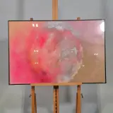 Kunstwerk in lijst, Maya Wildevuur, 't Heelal – foto 2 – kavel bij Onlineveilingmeester, Groningen