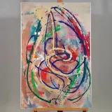 Kunstwerk in lijst, Maya Wildevuur, Compositie – foto 2 – kavel bij Onlineveilingmeester, Groningen