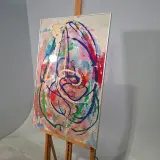 Kunstwerk in lijst, Maya Wildevuur, Compositie – foto 5 – kavel bij Onlineveilingmeester, Groningen