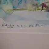 Kunstwerk in lijst, Maya Wildevuur, Gottskar Zweden, 1991 – foto 3 – kavel bij Onlineveilingmeester, Groningen