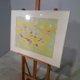 Kunstwerk in lijst, Maya Wildevuur, Bloemenvelden – foto 4 – kavel bij Onlineveilingmeester, Groningen