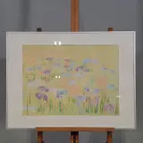 Kunstwerk in lijst, Maya Wildevuur, Bloemenvelden – foto 2 – kavel bij Onlineveilingmeester, Groningen
