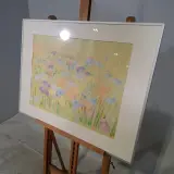 Kunstwerk in lijst, Maya Wildevuur, Bloemenvelden – foto 4 – kavel bij Onlineveilingmeester, Groningen