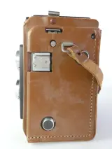 Vintage Yashicaflex tweelens camera met leren hoes – foto 4 – kavel bij De Kringwinkel, Heverlee