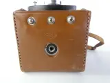 Vintage Yashicaflex tweelens camera met leren hoes – foto 5 – kavel bij De Kringwinkel, Heverlee