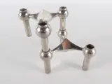 Set van 5 metalen kandelaarhouders – foto 3 – kavel bij De Kringwinkel, Heverlee