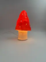 Vintage Heico Paddenstoel Lamp – Origineel Duits Design – foto 2 – kavel bij De Kringwinkel, Gent