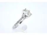 Witgouden ring met diamant met een briljant geslepen diamant van 2.50 carat – foto 4 – kavel bij Onlineveilingmeester