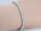 Witgouden armband met briljant geslepen diamanten 9.00 carat – foto 2 – kavel bij Onlineveilingmeester
