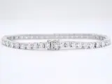 Witgouden armband met briljant geslepen diamanten 9.00 carat – foto 3 – kavel bij Onlineveilingmeester