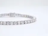 Witgouden armband met briljant geslepen diamanten 9.00 carat – foto 8 – kavel bij Onlineveilingmeester