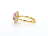 Gouden ring met diamanten en 1.53 carat pink sapphire – foto 5 – kavel bij Onlineveilingmeester