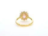 Gouden ring met diamanten en 1.53 carat pink sapphire – foto 7 – kavel bij Onlineveilingmeester