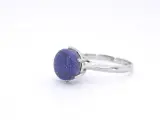 Zilveren sterling ring met natuurlijke lapis lazuli - juwelierskwaliteit – kavel bij Onlineveilingmeester