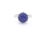 Zilveren sterling ring met natuurlijke lapis lazuli - juwelierskwaliteit – foto 5 – kavel bij Onlineveilingmeester