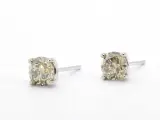 Gouden solitair oorbellen met 2.00 carat natuurlijke diamant – foto 8 – kavel bij Onlineveilingmeester