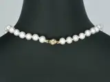 Parelsnoer met gouden sluiting met diamant – foto 5 – kavel bij Onlineveilingmeester