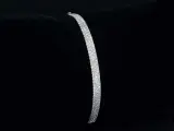 Witgouden vaste armband met briljant geslepen diamant – kavel bij Onlineveilingmeester
