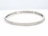 Witgouden vaste armband met briljant geslepen diamant – foto 3 – kavel bij Onlineveilingmeester