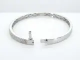 Witgouden vaste armband met briljant geslepen diamant – foto 5 – kavel bij Onlineveilingmeester