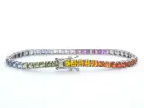 Gouden tennisarmband met 8.50 carat saffieren – foto 4 – kavel bij Onlineveilingmeester