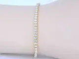Gouden tennisarmband met 4.00 carat diamanten – foto 2 – kavel bij Onlineveilingmeester