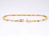 Gouden tennisarmband met 4.00 carat diamanten – foto 4 – kavel bij Onlineveilingmeester