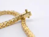 Gouden tennisarmband met 4.00 carat diamanten – foto 6 – kavel bij Onlineveilingmeester