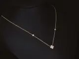 Gouden collier met diamanten hanger klaver vier – kavel bij Onlineveilingmeester