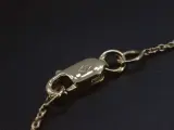 Gouden collier met diamanten hanger klaver vier – foto 6 – kavel bij Onlineveilingmeester