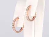 Rosegouden oorbellen met diamanten – kavel bij Onlineveilingmeester