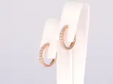 Rosegouden oorbellen met diamanten – foto 3 – kavel bij Onlineveilingmeester