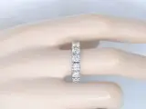 Witgouden alliance ring met grote diamanten – foto 2 – kavel bij Onlineveilingmeester
